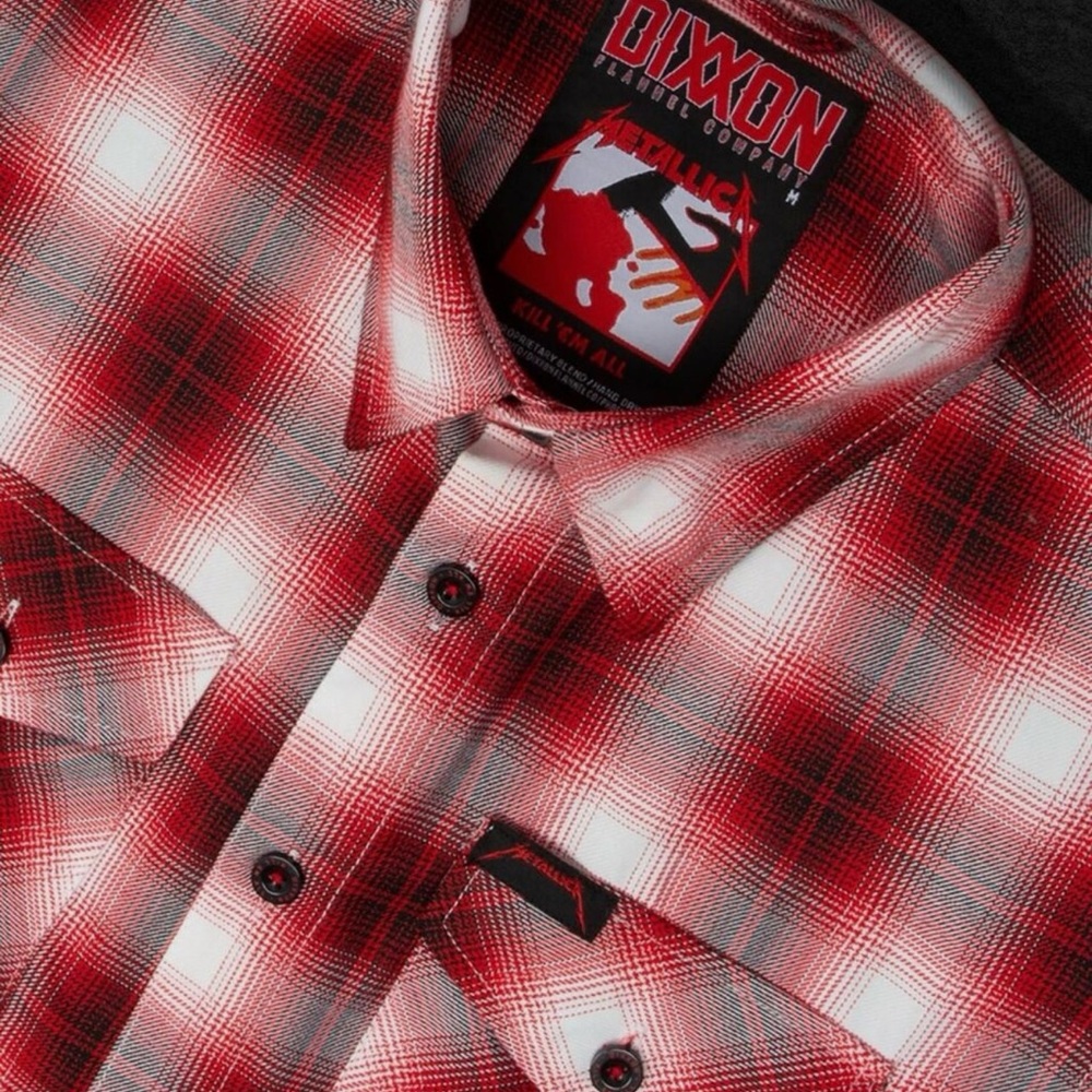 DIXXON Metallica Collab Flannel - Men’s Large